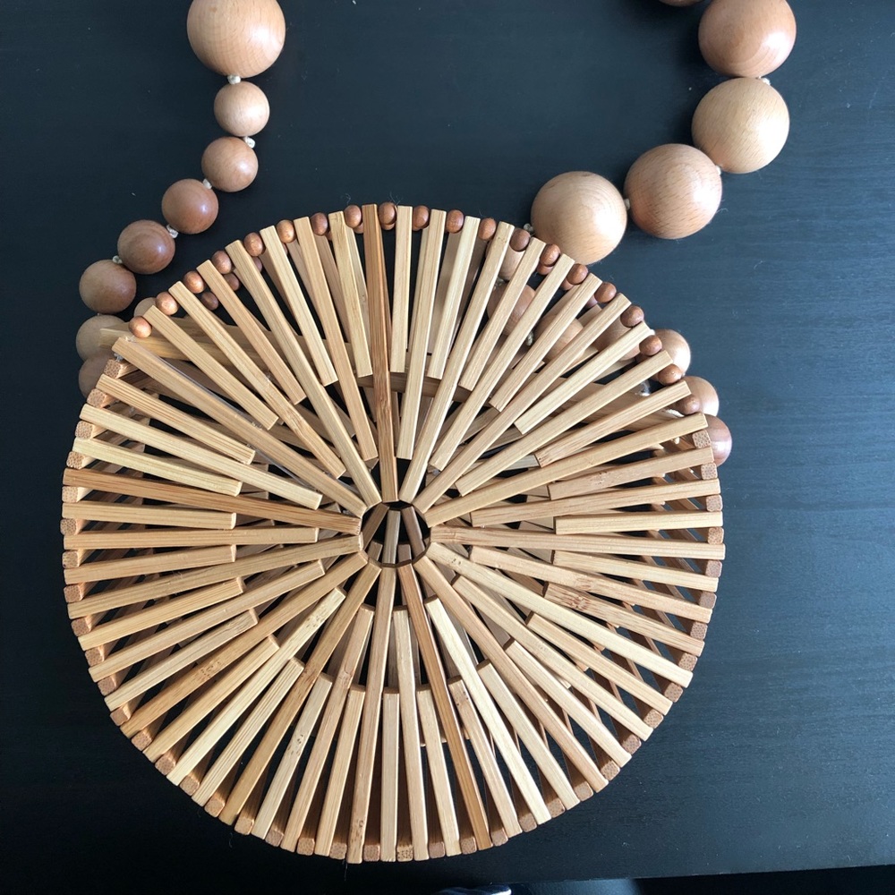 Cult Gaia Bamboo circle bag